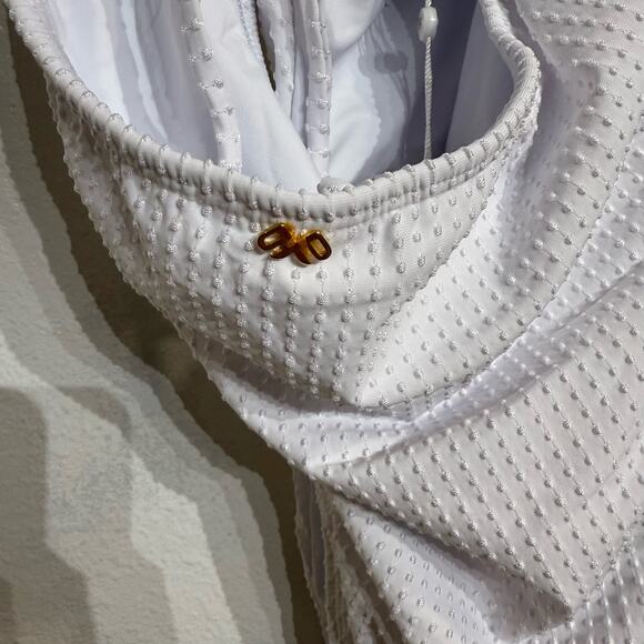 PQ Swim Sail White Vale One Piece Swimsuit Sz L NWT - Picture 8 of 12